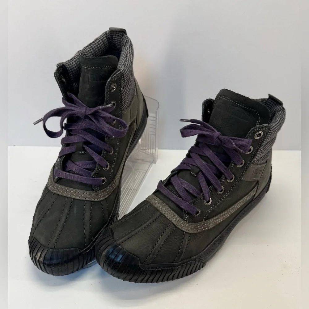 Men's Waterproof Timberland GSR High-Top duck Boots with Smartwool liner size 10